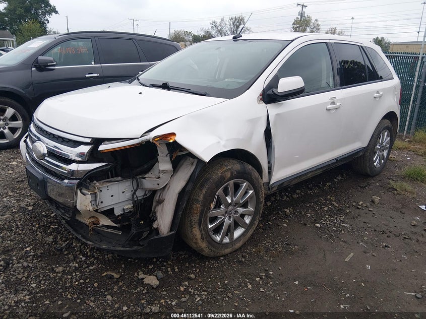 Vin: 2fmdk3jc6dbe30363, lot: 46612257, ford edge sel 20132