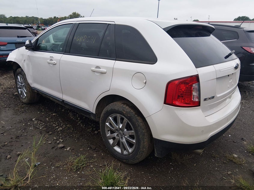 Vin: 2fmdk3jc6dbe30363, lot: 46612257, ford edge sel 20133