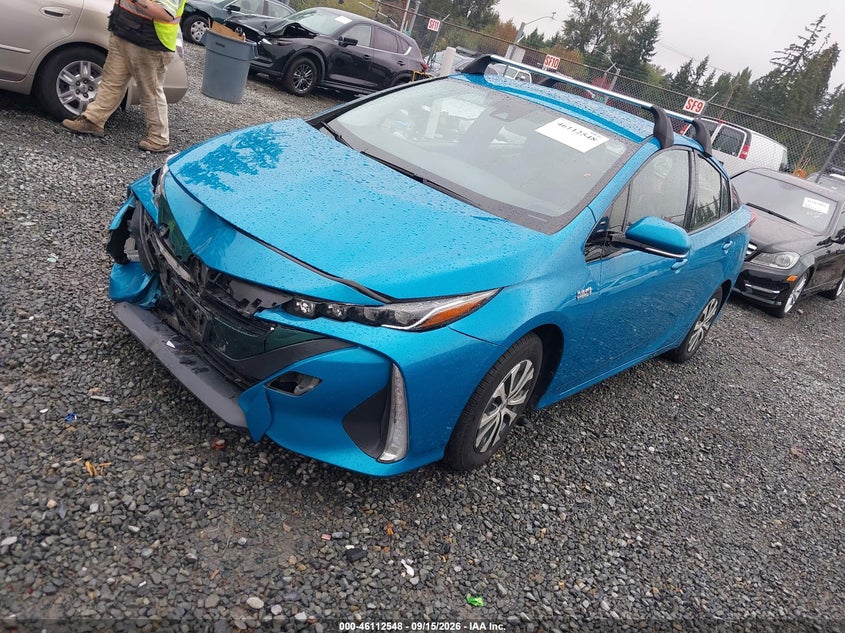Vin: jtdkarfp6j3073677, lot: 46612264, toyota prius prime premium 20182