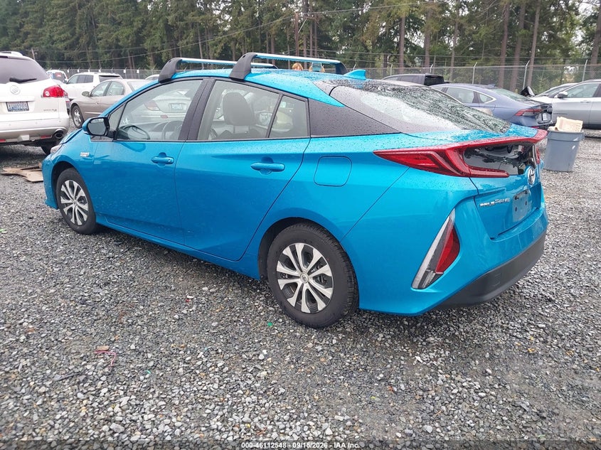 Vin: jtdkarfp6j3073677, lot: 46612264, toyota prius prime premium 20183