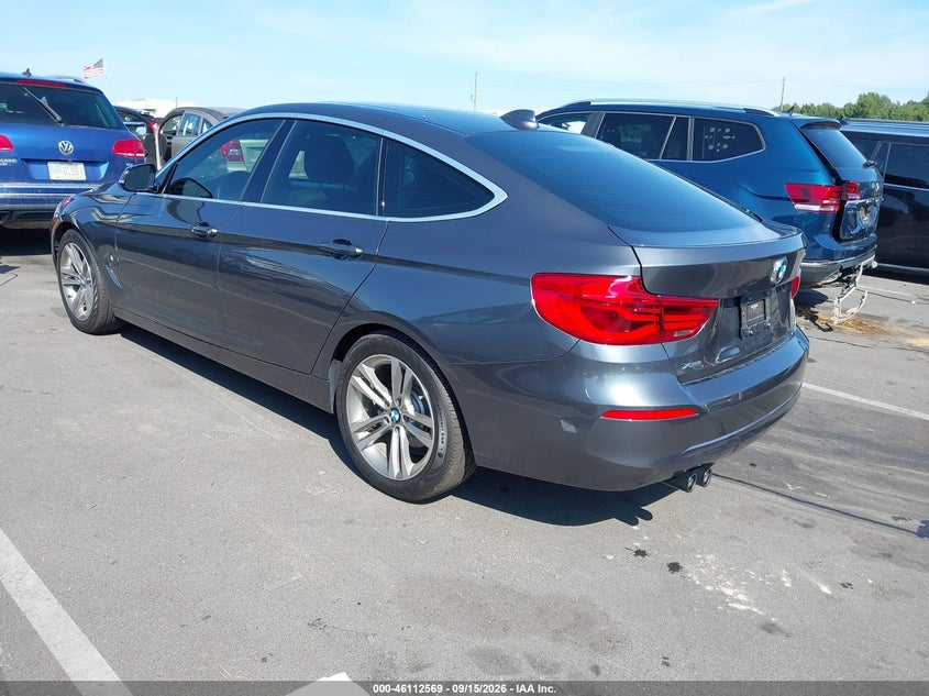 Vin: wba8z9c50jg827636, lot: 46612285, bmw 330i gran turismo xdrive 20183