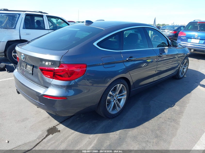 Vin: wba8z9c50jg827636, lot: 46612285, bmw 330i gran turismo xdrive 20184
