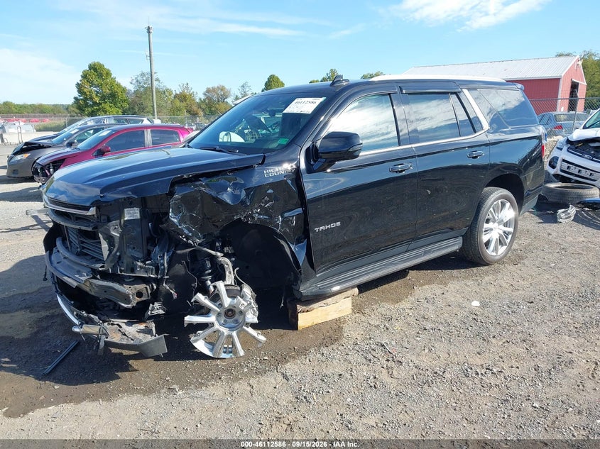 Vin: 1gnsktkl7nr160463, lot: 46612302, chevrolet tahoe 4wd high country 20222