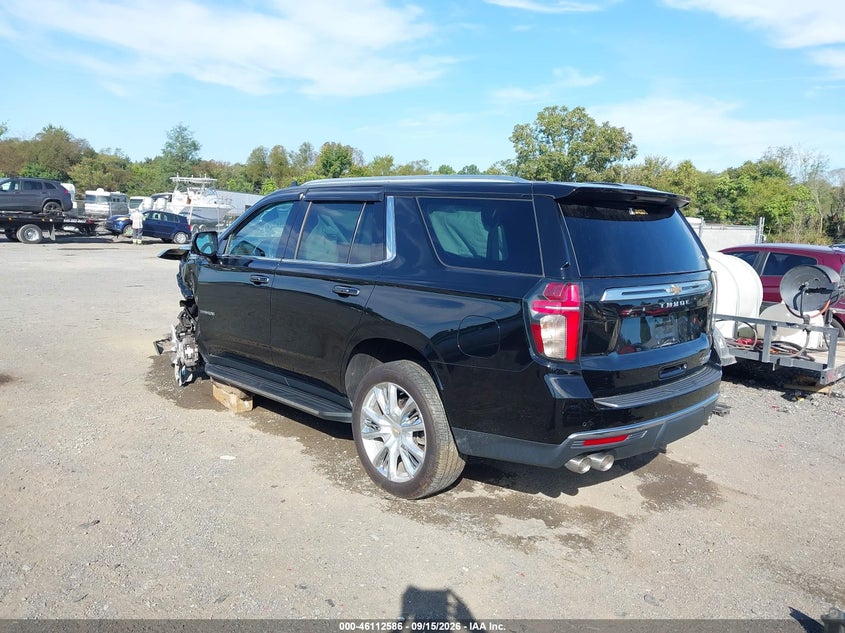Vin: 1gnsktkl7nr160463, lot: 46612302, chevrolet tahoe 4wd high country 20223