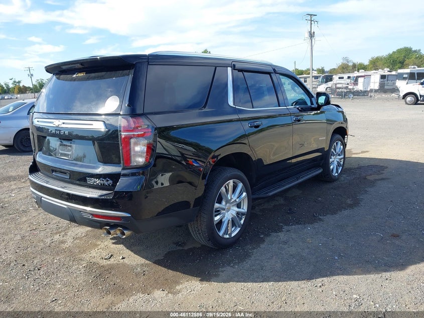 Vin: 1gnsktkl7nr160463, lot: 46612302, chevrolet tahoe 4wd high country 20224