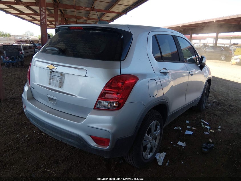 Vin: kl7cjksb6hb101478, lot: 46612316, chevrolet trax ls 20174