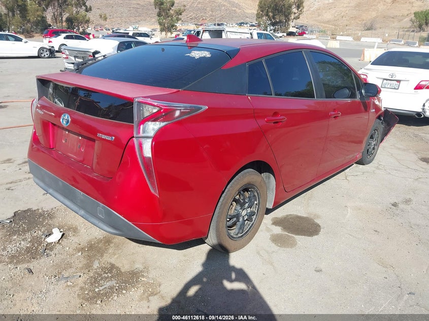 Vin: jtdkbrfu7g3530444, lot: 46612334, toyota prius two 20164