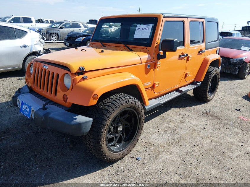 Vin: 1c4hjweg6cl242481, lot: 46612335, jeep wrangler unlimited sahara 20122
