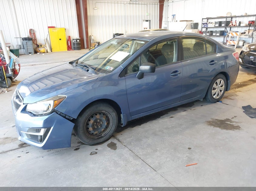 Vin: jf1gjaa62gh018490, lot: 46612337, subaru impreza 2.0i 20162