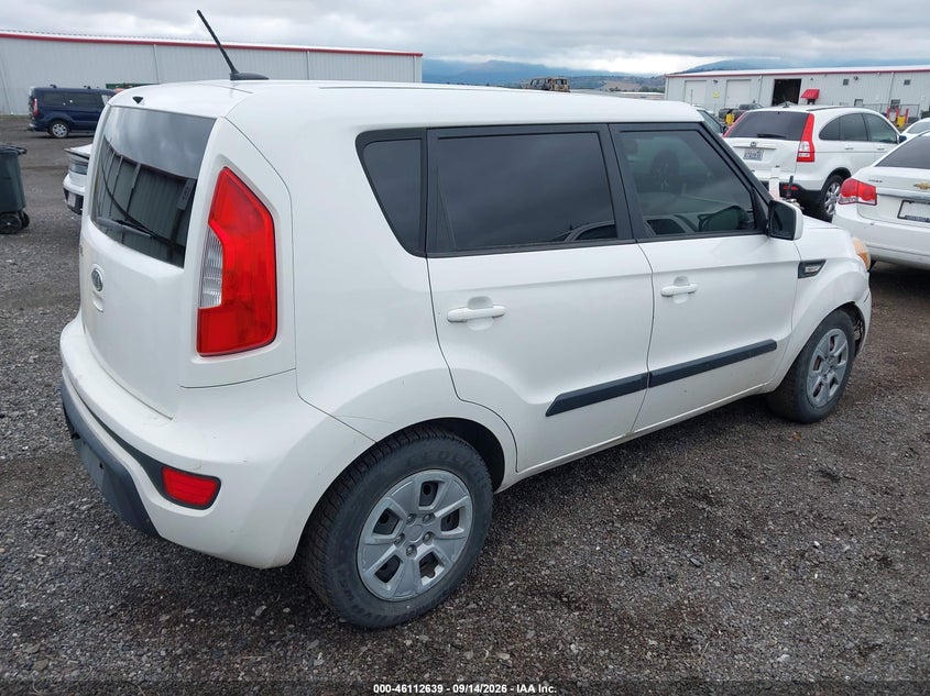 Vin: kndjt2a56c7447445, lot: 46612355, kia soul 20124