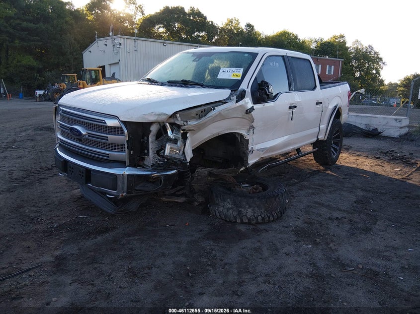 Vin: 1ftew1eg8ffb58348, lot: 46612371, ford f-150 platinum 20152