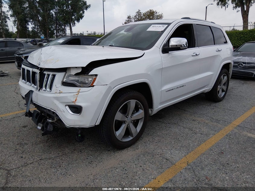 Vin: 1c4rjecg1ec173722, lot: 46612386, jeep grand cherokee overl overland 20142