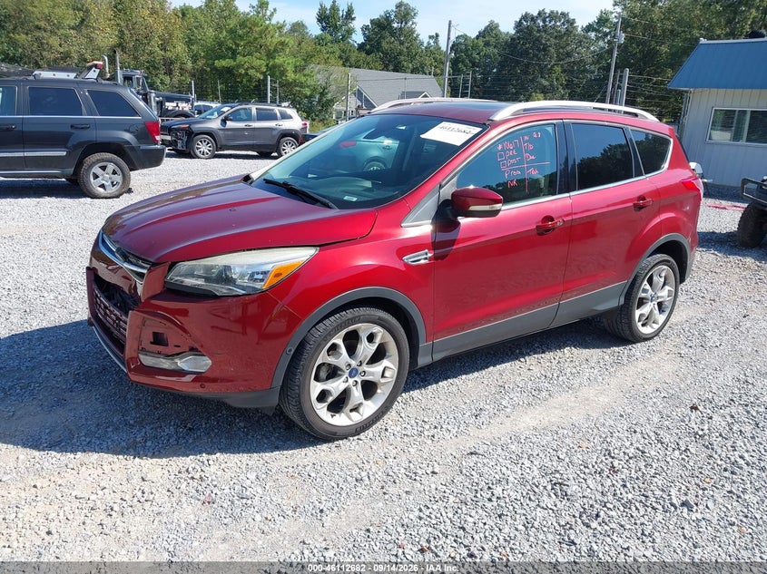 Vin: 1fmcu0jx4fuc55809, lot: 46612398, ford escape titanium 20152