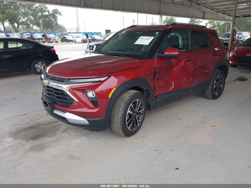 Vin: kl79mrsl6rb075520, lot: 46612403, chevrolet trailblazer awd lt 20242