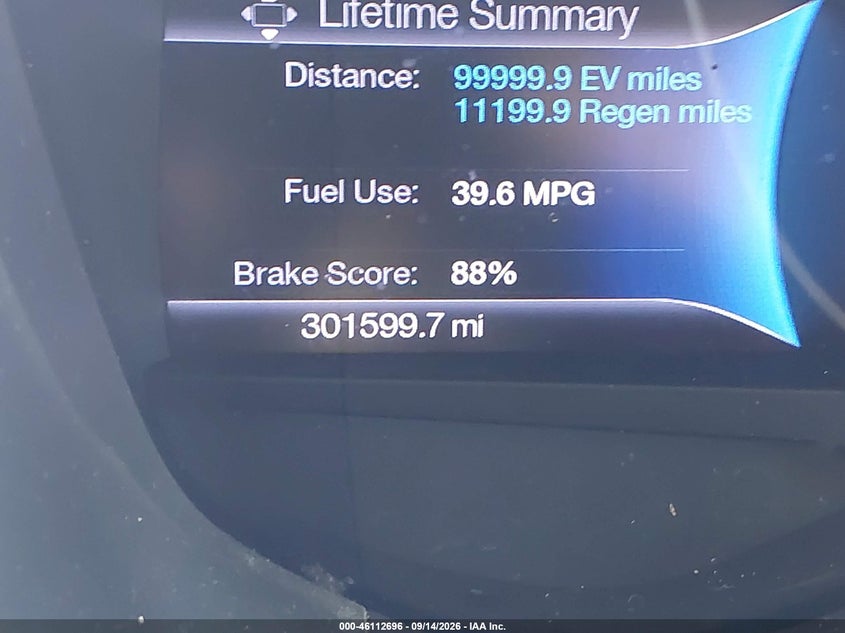 2013 FORD FUSION HYBRID auction photo 7