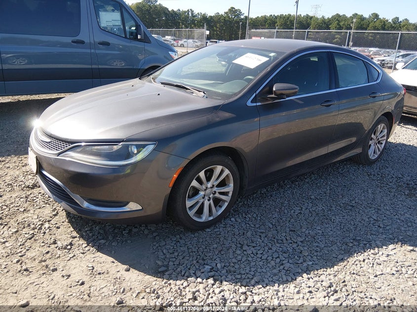 Vin: 1c3cccab6fn586001, lot: 46612422, chrysler 200 limited 20152