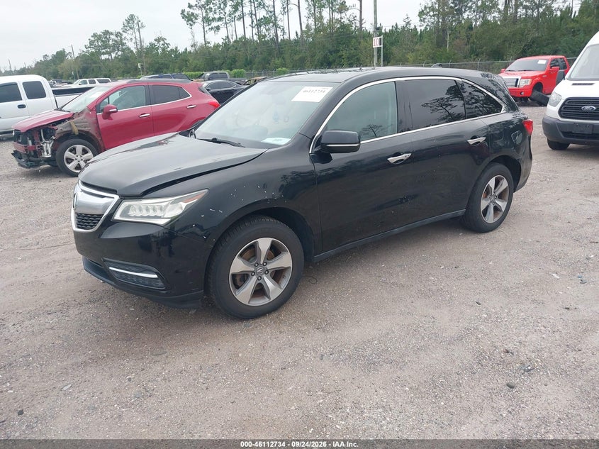 Vin: 5fryd4h20eb006389, lot: 46612450, acura mdx 20142