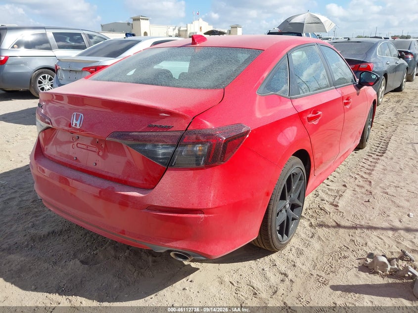 Vin: 2hgfe2f51th614485, lot: 46612452, honda civic sport 20264