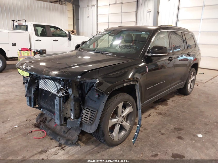 Vin: 1c4rjkbg6n8536633, lot: 46612453, jeep grand cherokee l limited 4x4 20222