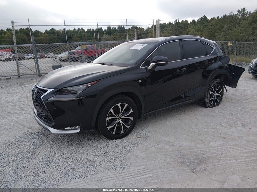 Vin: jtjbarbz4g2095020, lot: 46612470, lexus nx 200t f sport 20162