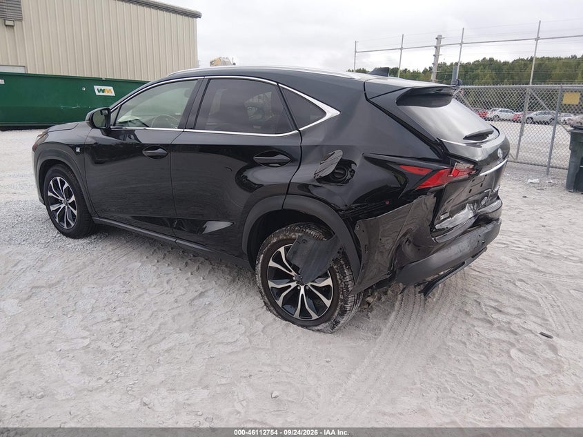 Vin: jtjbarbz4g2095020, lot: 46612470, lexus nx 200t f sport 20163