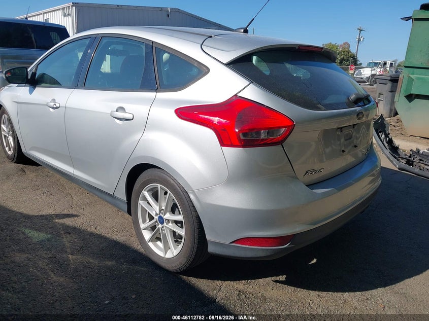 Vin: 1fadp3k26gl382210, lot: 46612498, ford focus se 20163
