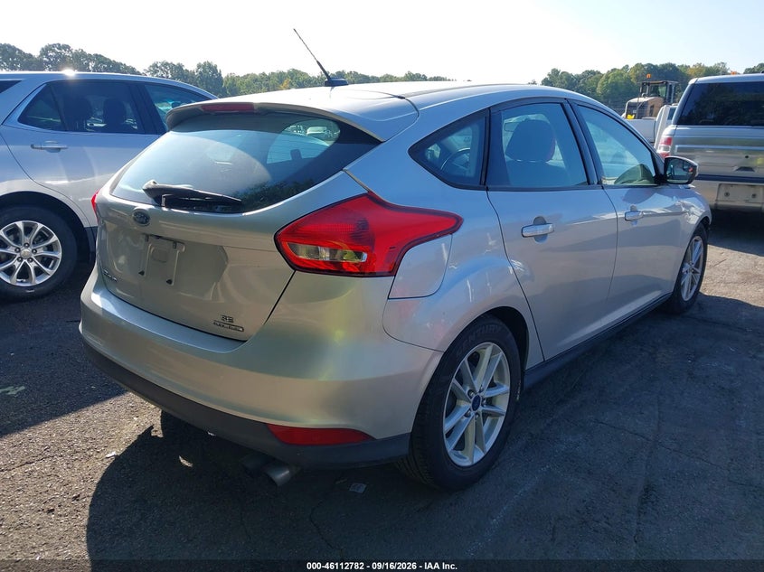 Vin: 1fadp3k26gl382210, lot: 46612498, ford focus se 20164