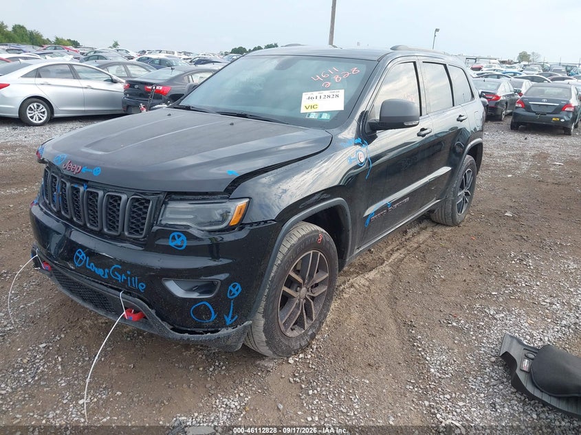 Vin: 1c4rjflt6jc163538, lot: 46612544, jeep grand cherokee trailhawk 4x4 20182