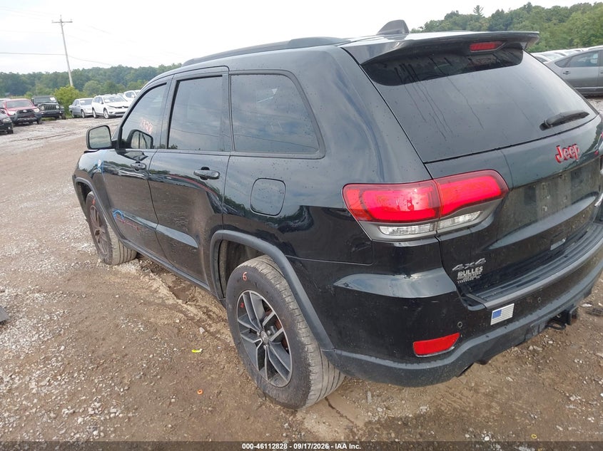Vin: 1c4rjflt6jc163538, lot: 46612544, jeep grand cherokee trailhawk 4x4 20183