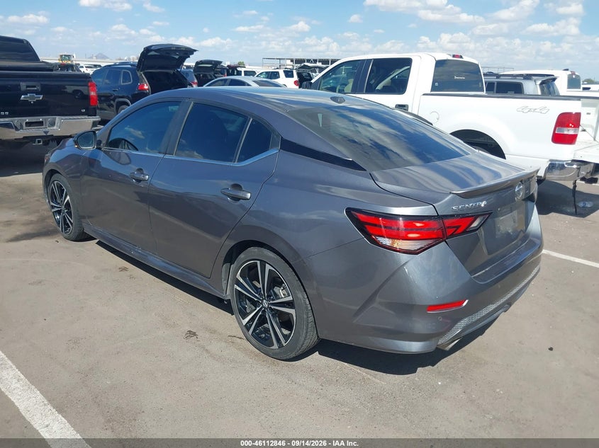 Vin: 3n1ab8dv0ny304481, lot: 46612562, nissan sentra sr xtronic cvt 20223