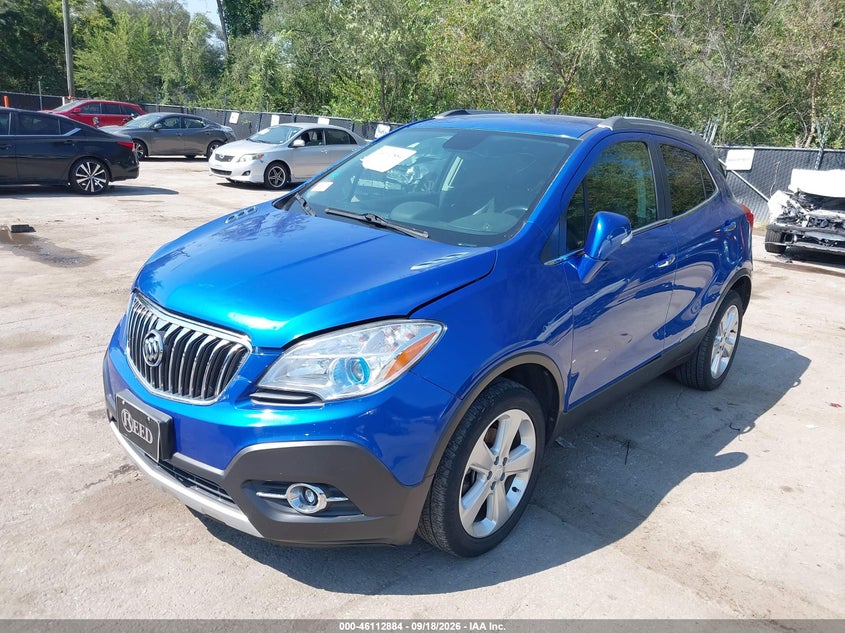 Vin: kl4cjfsb7gb682203, lot: 46612600, buick encore convenience 20162
