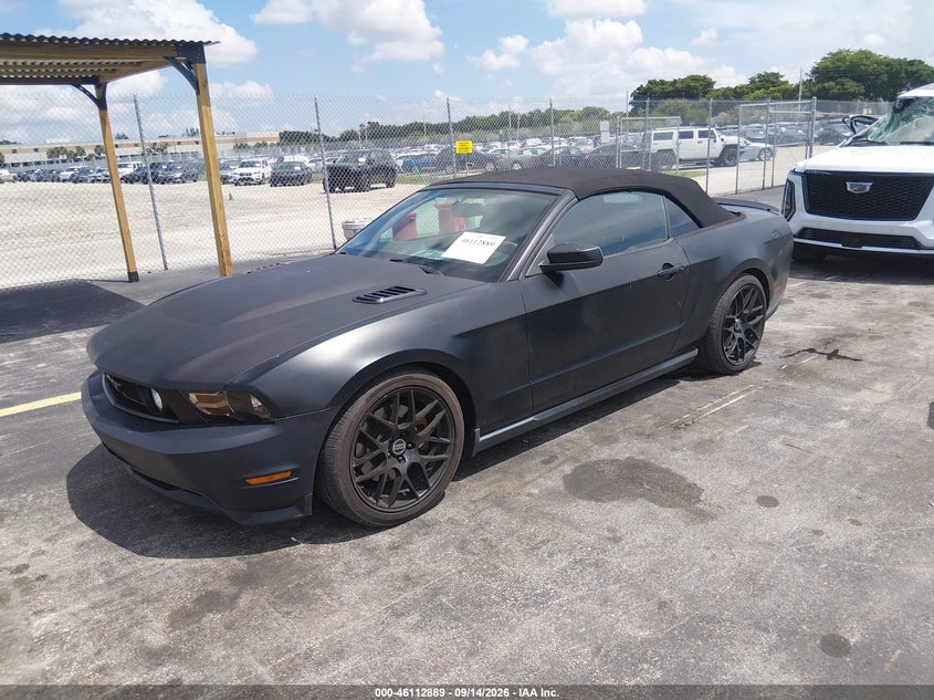 Vin: 1zvbp8ff4b5130316, lot: 46612605, ford mustang gt premium 20112