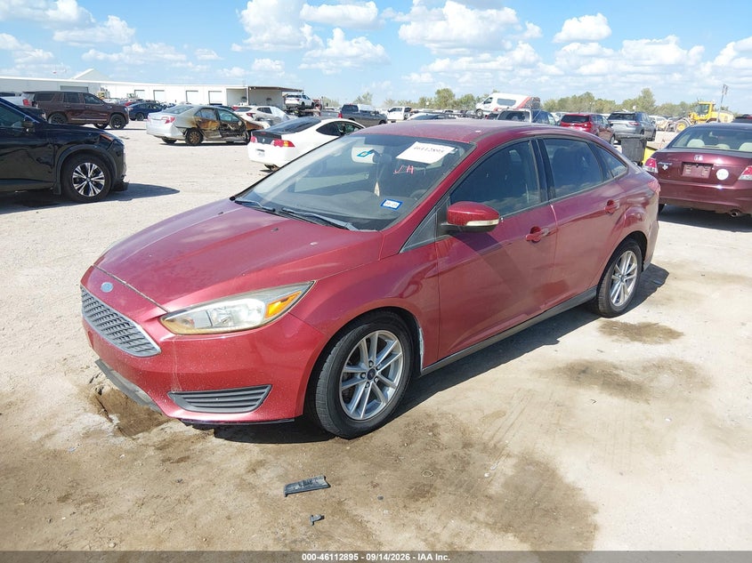 Vin: 1fadp3f26gl262451, lot: 46612611, ford focus se 20162