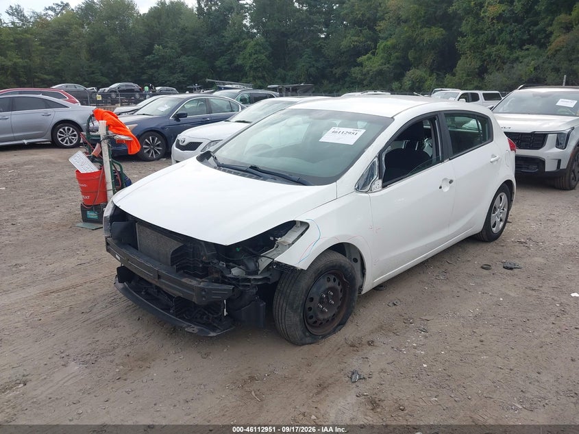 Vin: knafk5a84h5731080, lot: 46612667, kia forte lx 20172