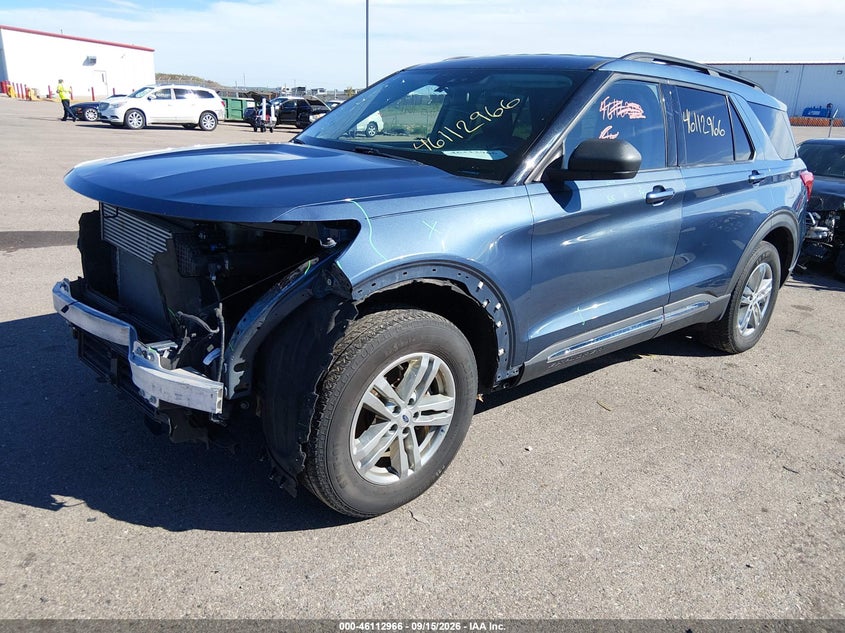 Vin: 1fmsk8dh2lgc39235, lot: 46612682, ford explorer xlt 20202