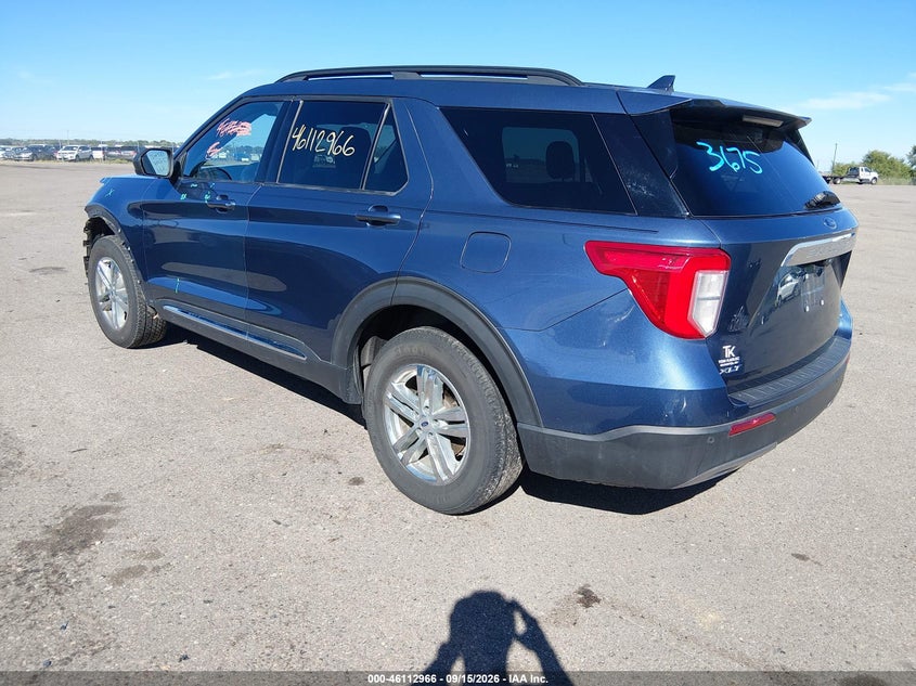 Vin: 1fmsk8dh2lgc39235, lot: 46612682, ford explorer xlt 20203