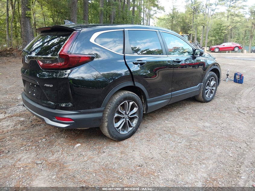 Vin: 2hkrw2h89nh664822, lot: 46612697, honda cr-v awd ex-l 20224