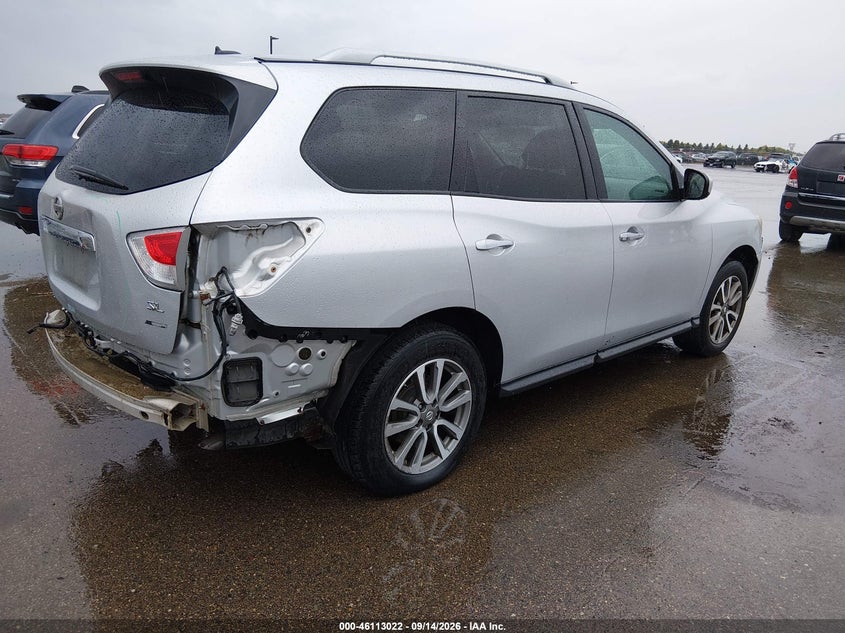 Vin: 5n1ar2mm1dc662382, lot: 46612738, nissan pathfinder sv 20134