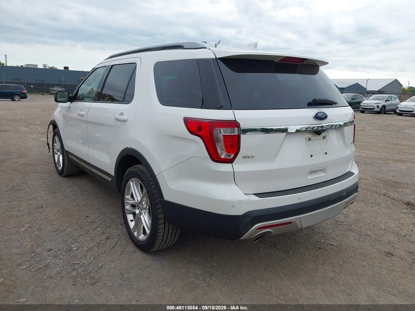Vin: 1fm5k8d89hga57861, lot: 46612770, ford explorer xlt 20173