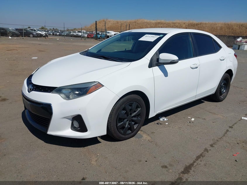 Vin: 5yfburhe7ep114964, lot: 46612782, toyota corolla s 20142