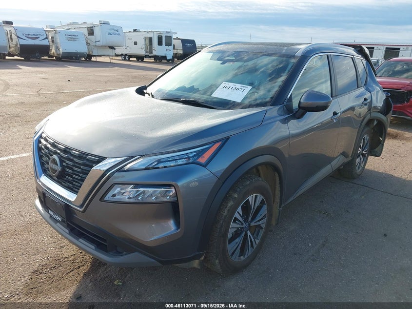 Vin: jn8bt3bb6nw336549, lot: 46612787, nissan rogue sv intelligent awd 20222