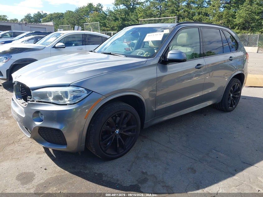 2017 BMW X5, Удар спереди, IAAI, VIN 5UXKR0C37H0V69541 — фото 2