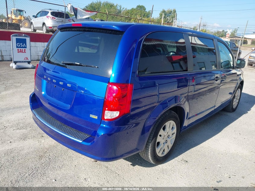 Vin: 2c4rdgbg9kr754845, lot: 46612802, dodge grand caravan se 20194