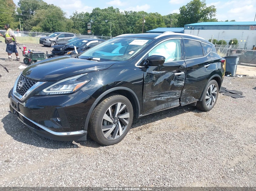 Vin: 5n1az2cj0pc128494, lot: 46612850, nissan murano sl fwd 20232