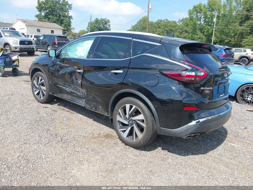 Vin: 5n1az2cj0pc128494, lot: 46612850, nissan murano sl fwd 20233