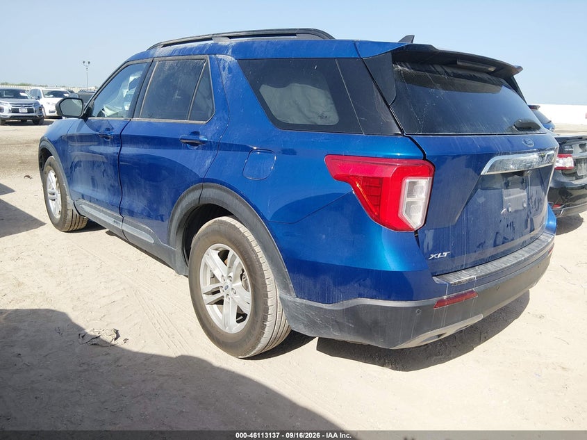 Vin: 1fmsk7dh3pga24222, lot: 46612853, ford explorer xlt 20233
