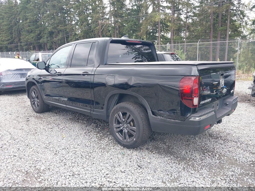 Vin: 5fpyk3f12kb048917, lot: 46612871, honda ridgeline sport 20193