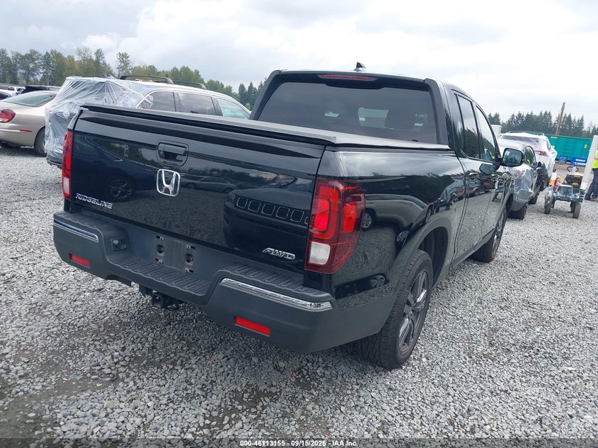 Vin: 5fpyk3f12kb048917, lot: 46612871, honda ridgeline sport 20194
