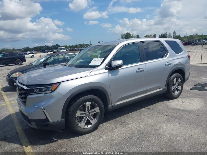 Vin: 5fnyg2h45sb026695, lot: 46612879, honda pilot ex-l 20252