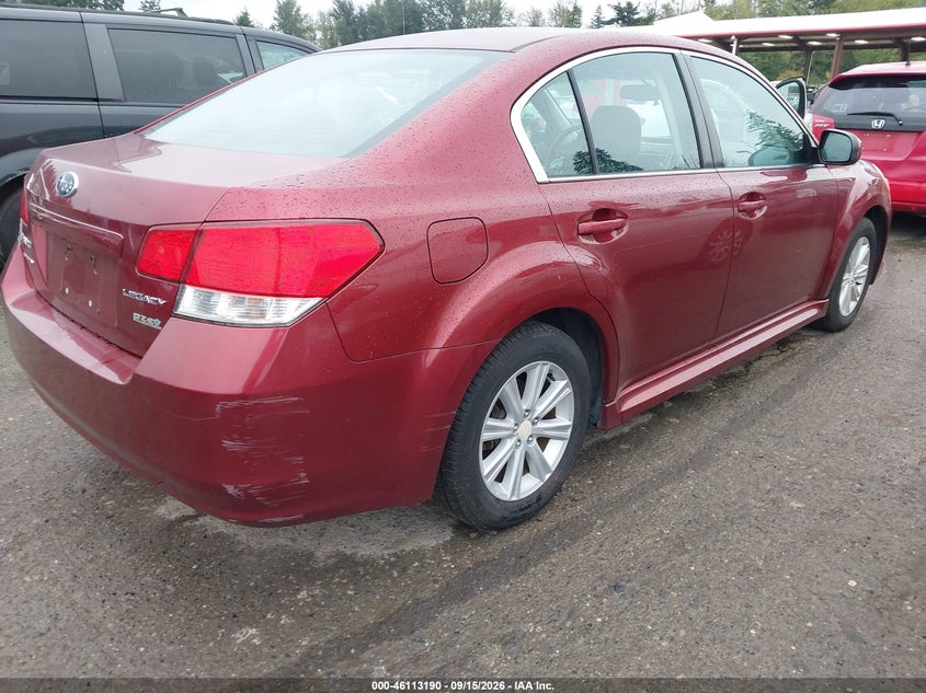 SUBARU LEGACY 2010 VIN 4S3BMBG65A3217031